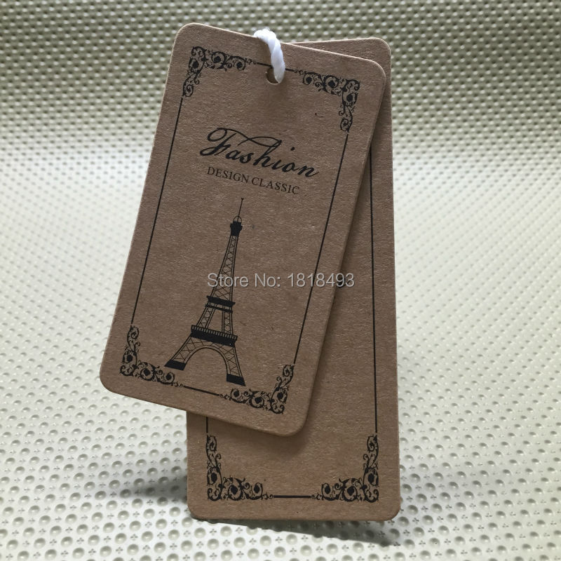 Kraft Hang Tag - Personalizar la etiqueta colgante de papel