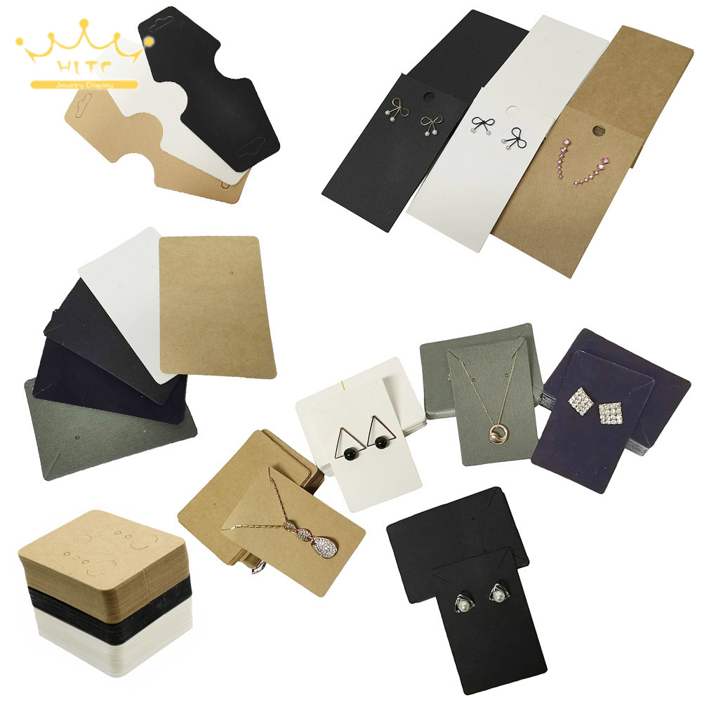 Kraft Hang Tag - Etiquetas de Papel Kraft para Joyería,