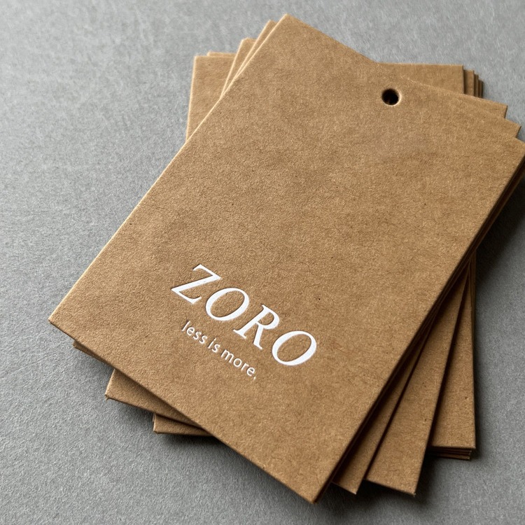 Kraft Hang Tag - Etiquetas de Ropa Personalizadas, Etiquetas Colgantes