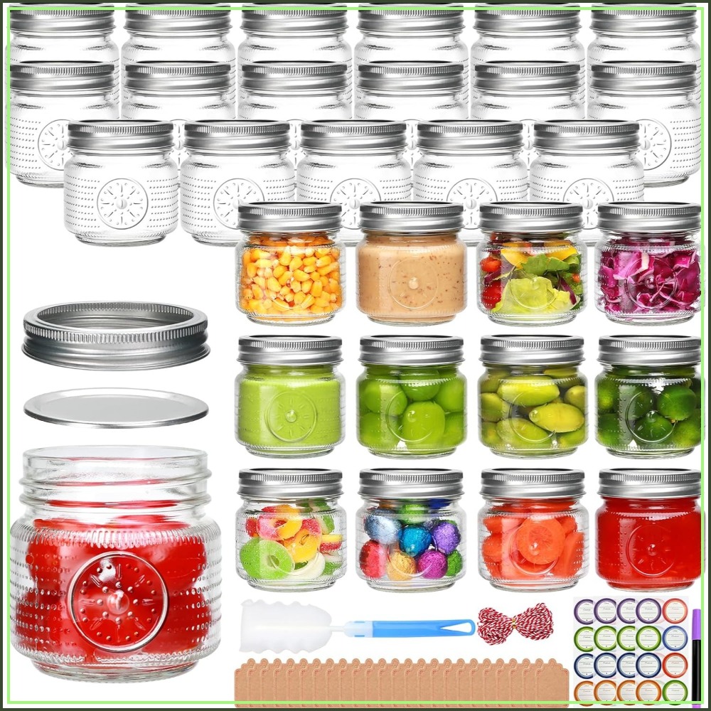 Mason Jar 8Oz - Paquete de 30 Frascos Mason de