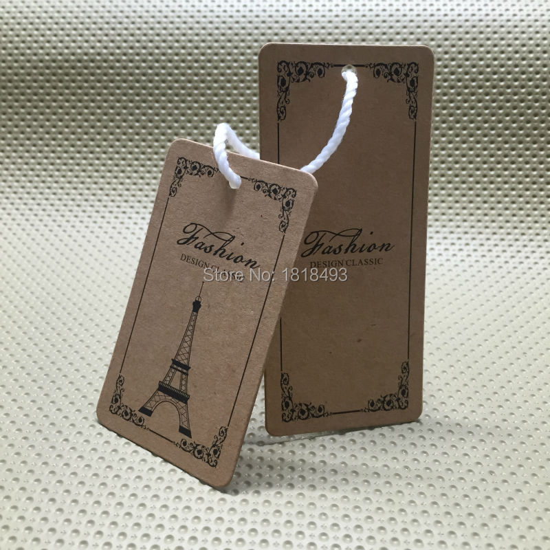 Personalizar la etiqueta colga - Kraft Hang Tag reseña y precio