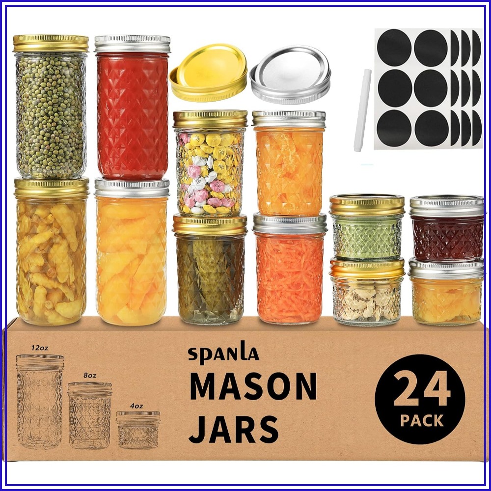 Paquete de 24 Frascos Mason co - Mason Jar 8Oz reseña y precio