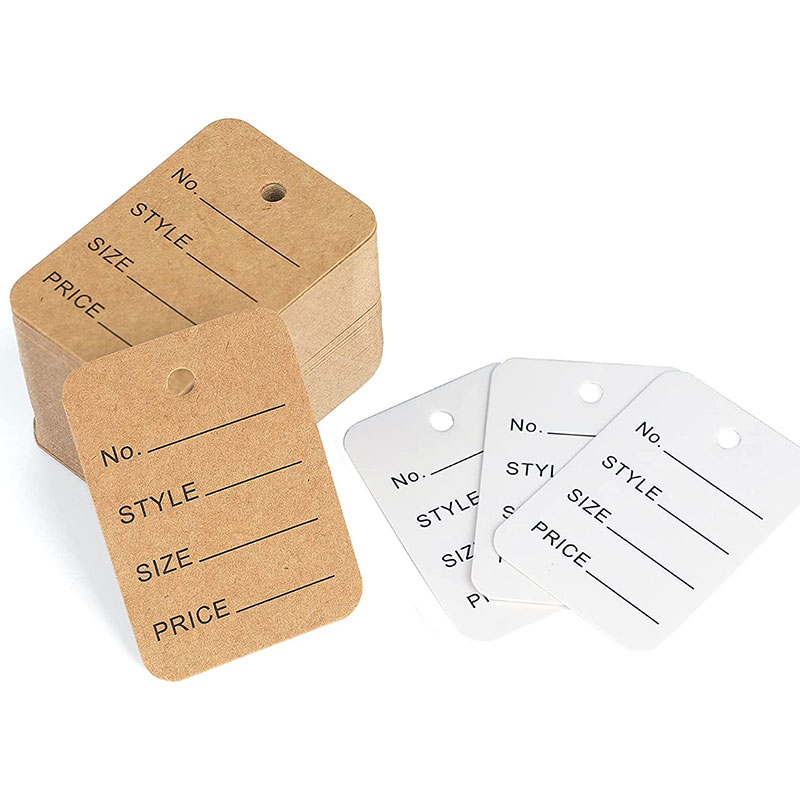 100 unids/lote 3,5x5cm etiquet - Kraft Hang Tag reseña y precio