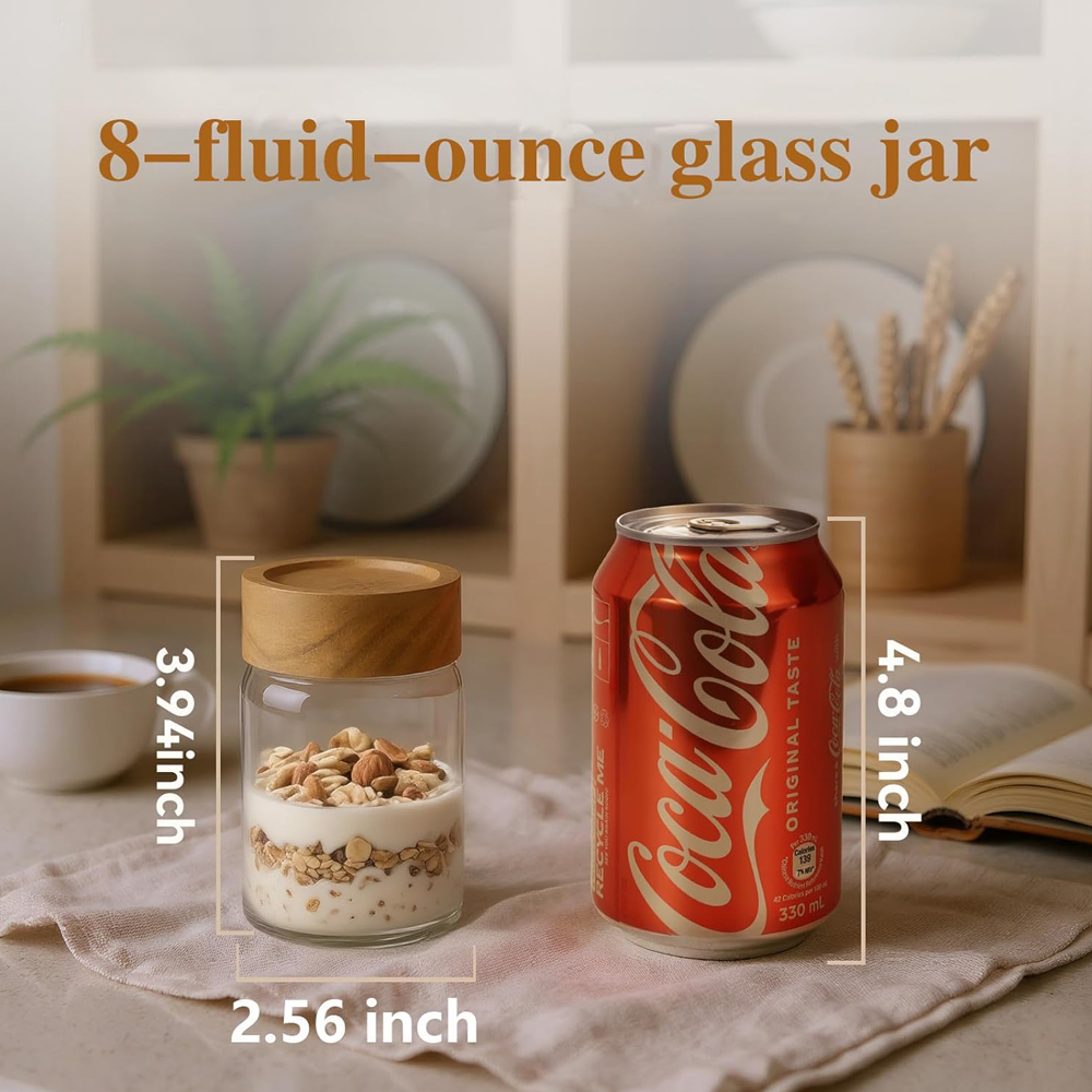 Frascos de Vidrio de 250 ml (8 - Mason Jar 8Oz reseña y precio