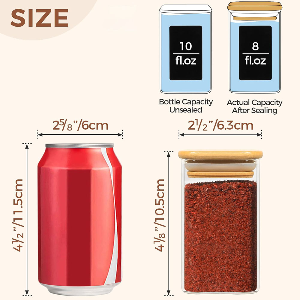 Frascos de Vidrio para Especia - Mason Jar 8Oz reseña y precio