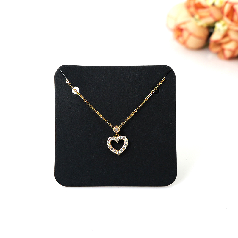 Tarjetas de collar de Kraft en - Kraft Hang Tag reseña y precio