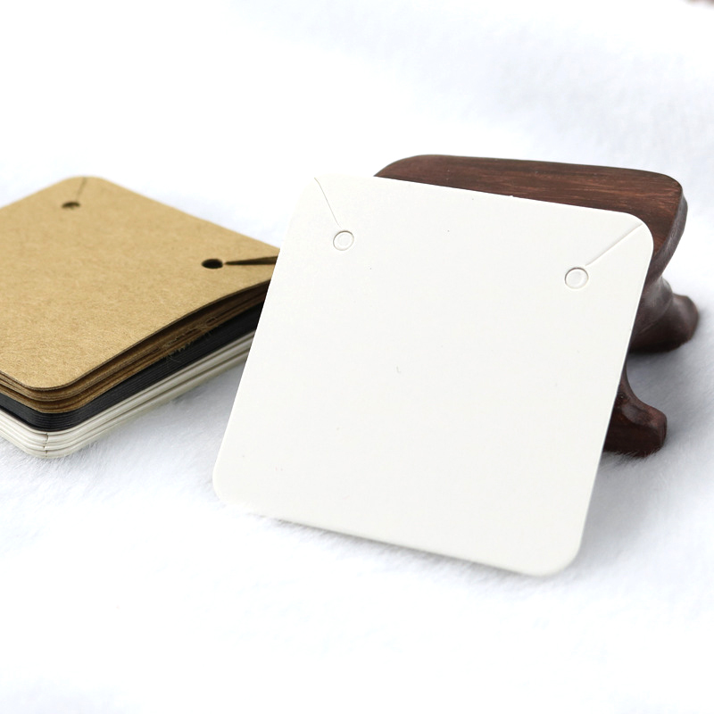 Tarjetas de collar de Kraft en - Kraft Hang Tag reseña y precio