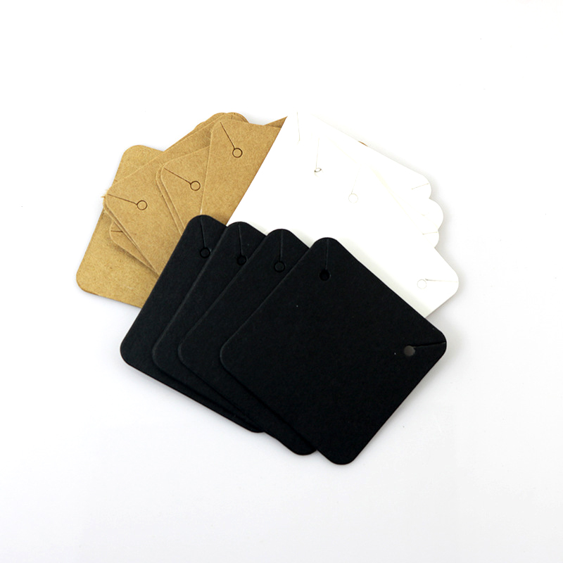 Tarjetas de collar de Kraft en - Kraft Hang Tag reseña y precio