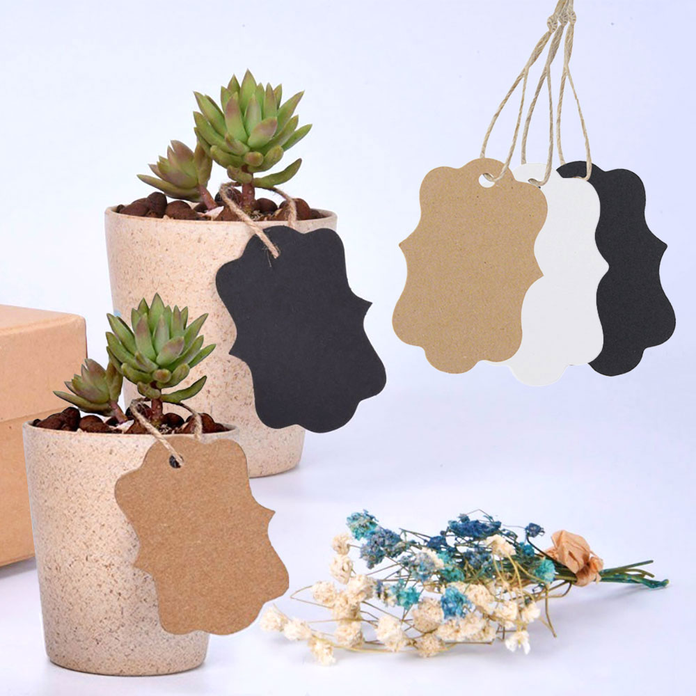 Para diversión, 100 Uds., etiq - Kraft Hang Tag reseña y precio