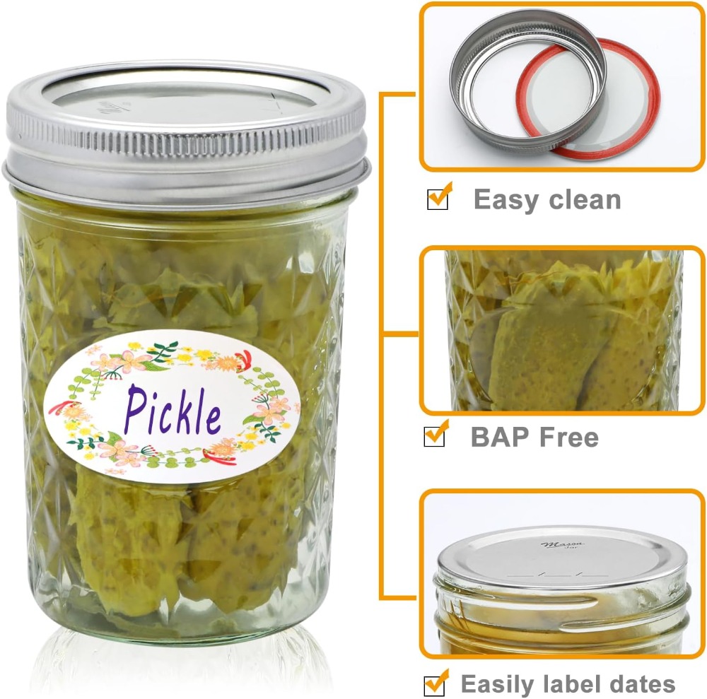 Paquete de 30 Frascos de Vidri - Mason Jar 8Oz reseña y precio