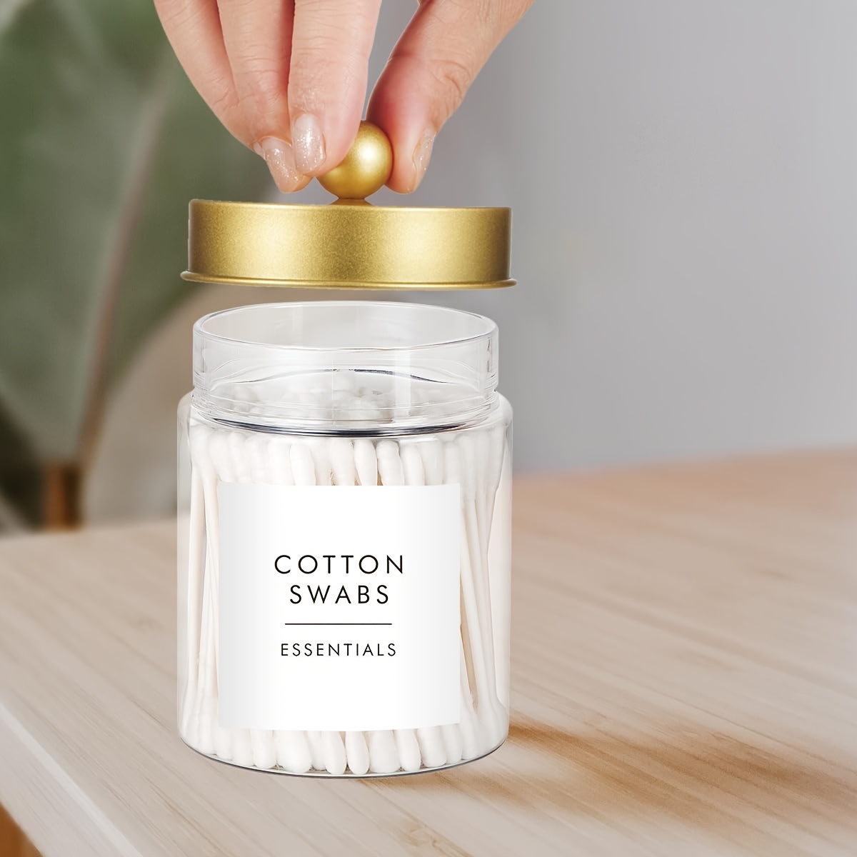 Dispensador de Hisopos - Conte - Mason Jar 8Oz reseña y precio