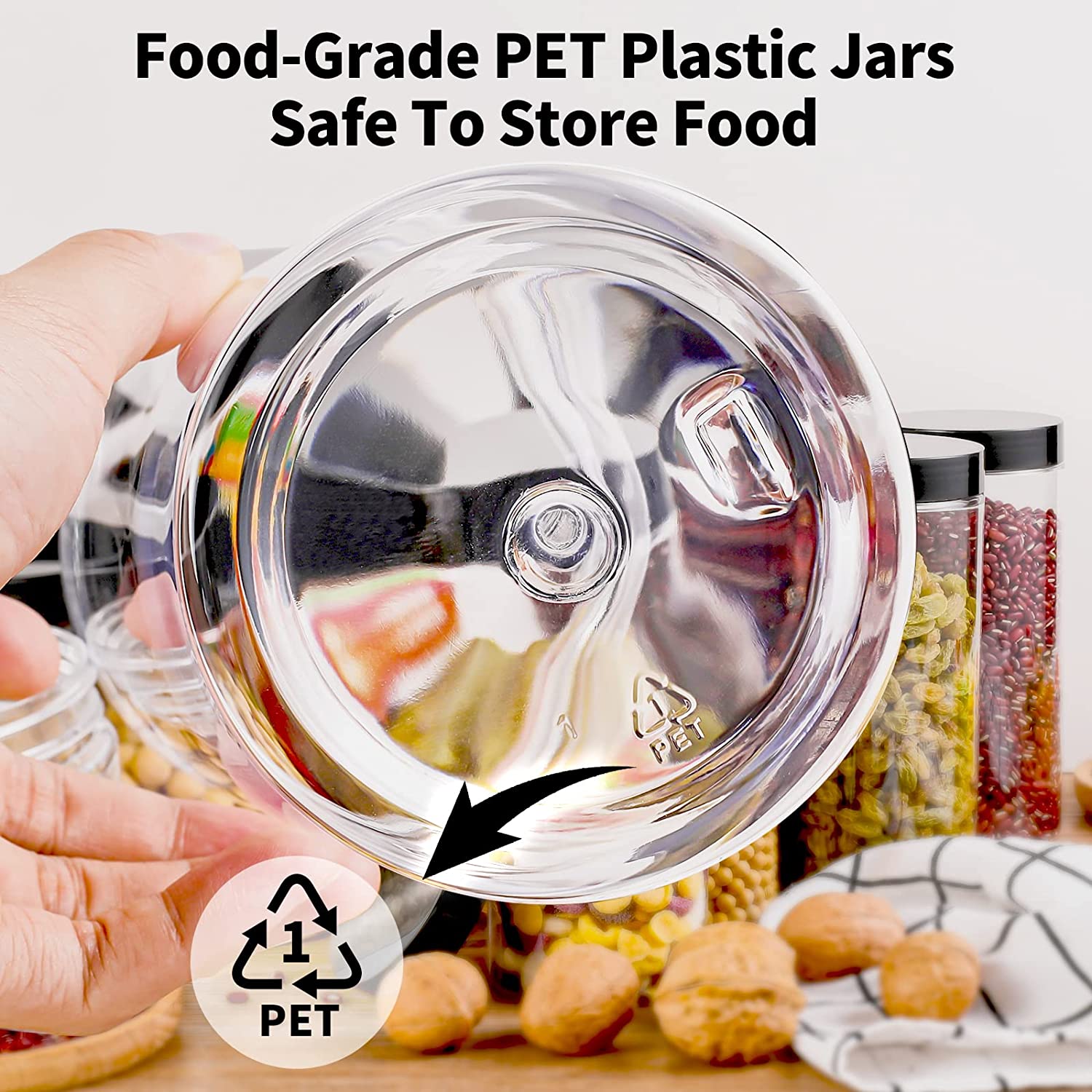 Frascos de plástico de 8OZ con - Mason Jar 8Oz reseña y precio