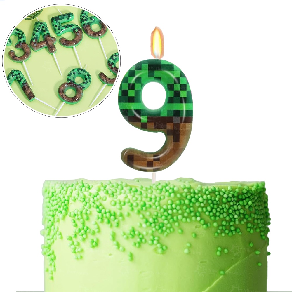 Velas de Cumpleaños de Minero, - Candle Supplies Video reseña y precio