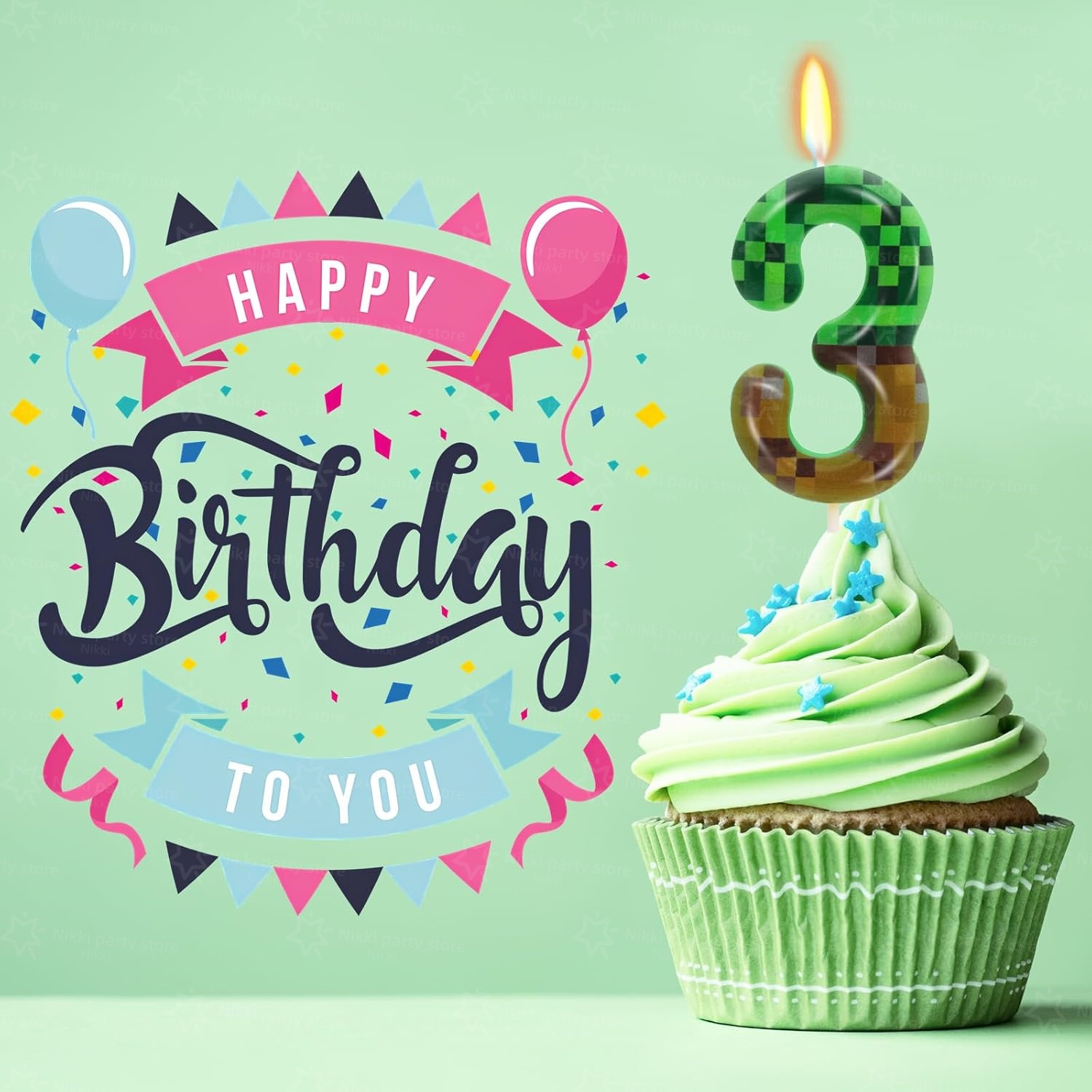 Velas de Cumpleaños de Minero, - Candle Supplies Video reseña y precio