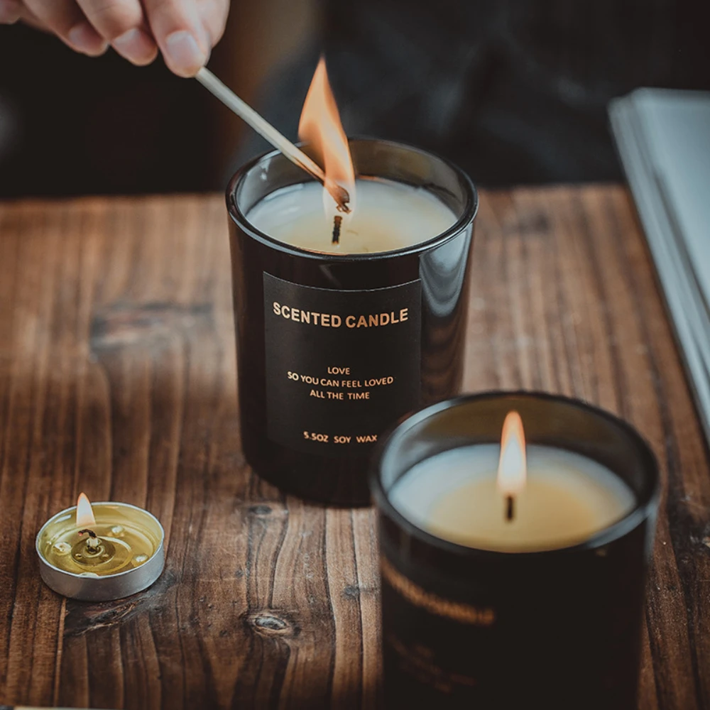 Tarro de vela de cristal de lu - Luxury Candle Supplies Jars reseña y precio